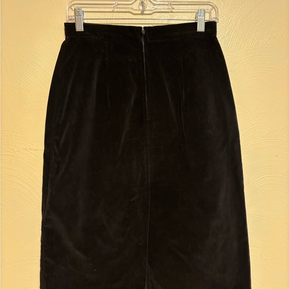 Women’s Vintage Claude velvet skirt size 9-10 - Picture 9 of 9